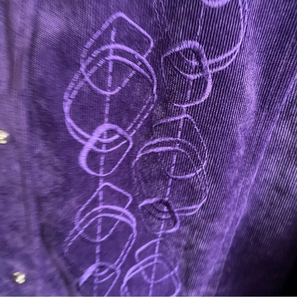 3/$40 Alia Vintage Button Up Soft Corduroy Blouse Shirt Jacket XL - Picture 7 of 7